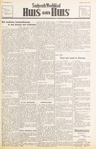 Weekblad Huis aan Huis 1956-03-02