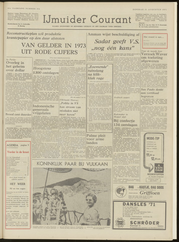 IJmuider Courant 1971-08-31
