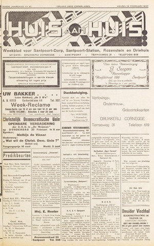 Weekblad Huis aan Huis 1937-02-19
