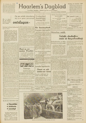 Haarlem's Dagblad 1939-09-16