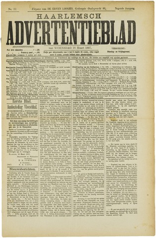 Haarlemsch Advertentieblad 1887-03-16