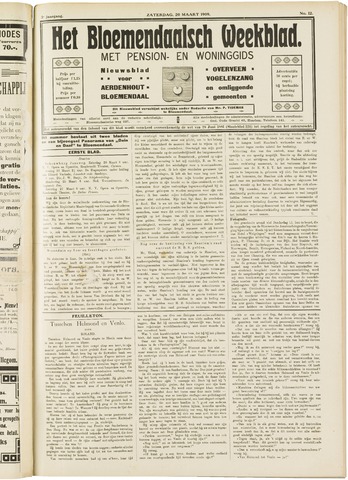 Het Bloemendaalsch Weekblad 1909-03-20