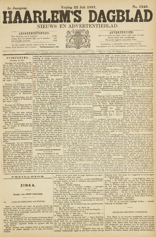 Haarlem's Dagblad 1887-07-22