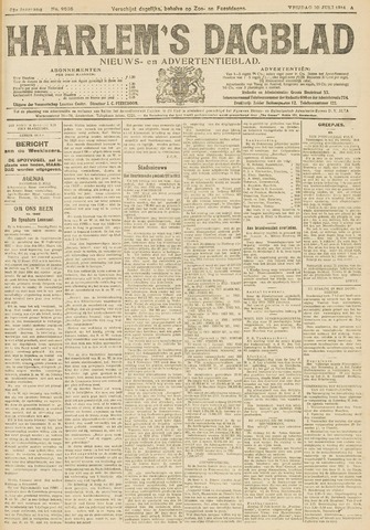 Haarlem's Dagblad 1914-07-10