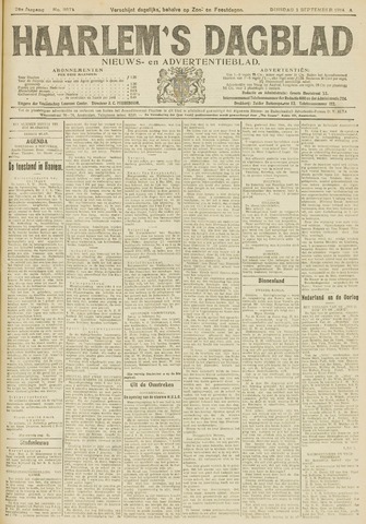 Haarlem's Dagblad 1914-09-01