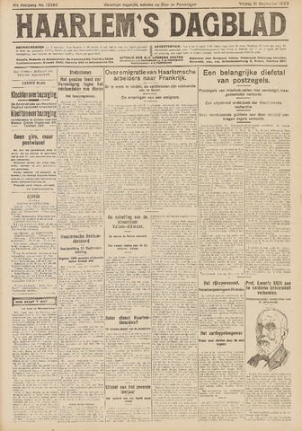 Haarlem's Dagblad 1923-09-21