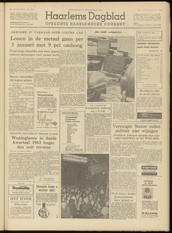 Haarlem's Dagblad 1963-11-27