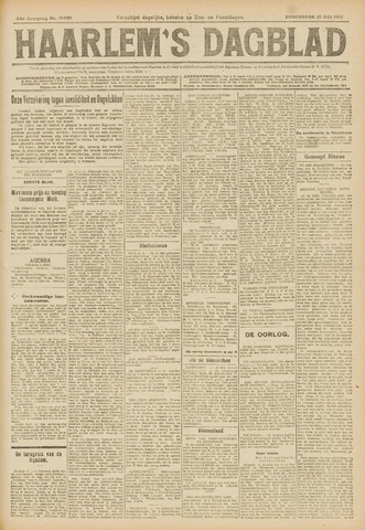 Haarlem's Dagblad 1917-05-31