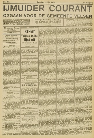 IJmuider Courant 1919-05-10