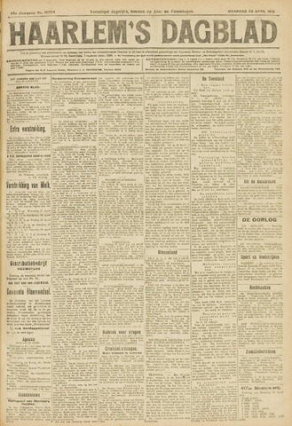 Haarlem's Dagblad 1918-04-22