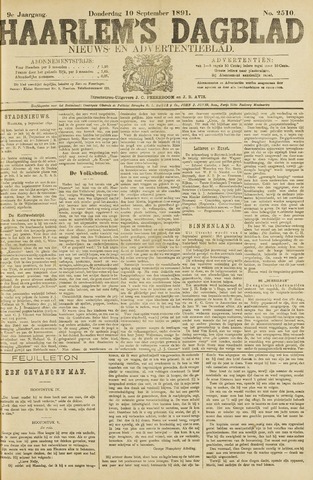 Haarlem's Dagblad 1891-09-10