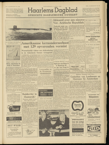 Haarlem's Dagblad 1963-04-11