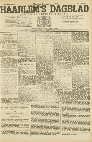 Haarlem's Dagblad 1893-08-07