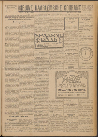 Nieuwe Haarlemsche Courant 1926-05-15