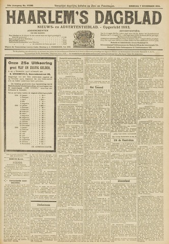 Haarlem's Dagblad 1916-11-07