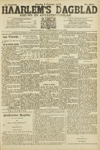 Haarlem's Dagblad 1891-02-03