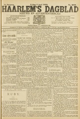 Haarlem's Dagblad 1892-04-08