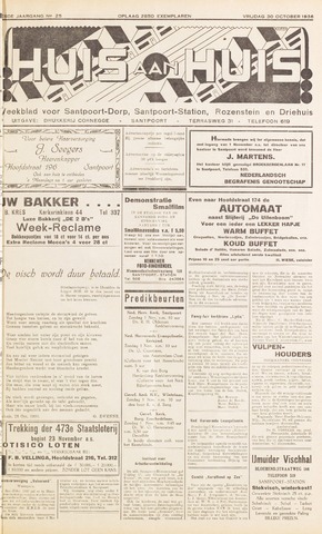 Weekblad Huis aan Huis 1936-10-30