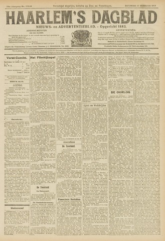 Haarlem's Dagblad 1917-02-17
