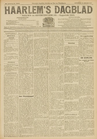 Haarlem's Dagblad 1917-01-13