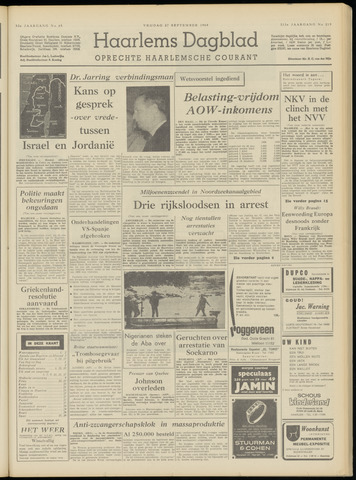 Haarlem's Dagblad 1968-09-27