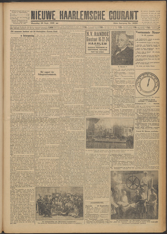 Nieuwe Haarlemsche Courant 1926-09-20