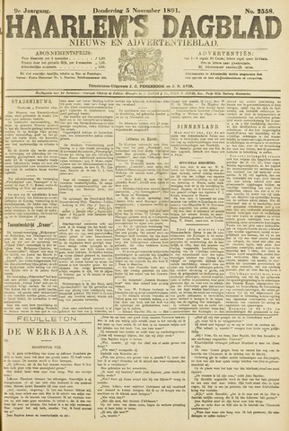 Haarlem's Dagblad 1891-11-05