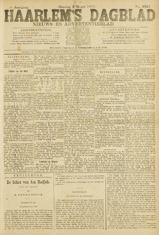 Haarlem's Dagblad 1891-03-03