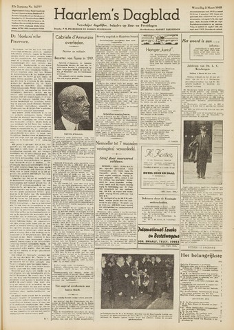 Haarlem's Dagblad 1938-03-02