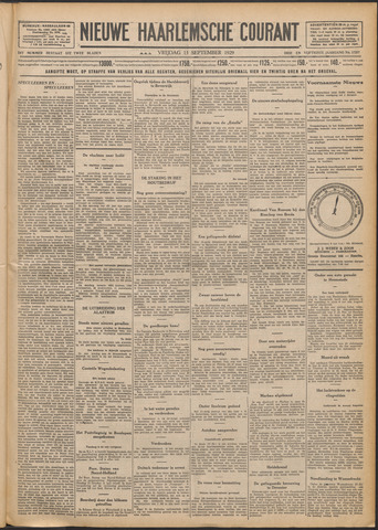Nieuwe Haarlemsche Courant 1929-09-13