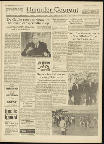 IJmuider Courant 1961-10-03