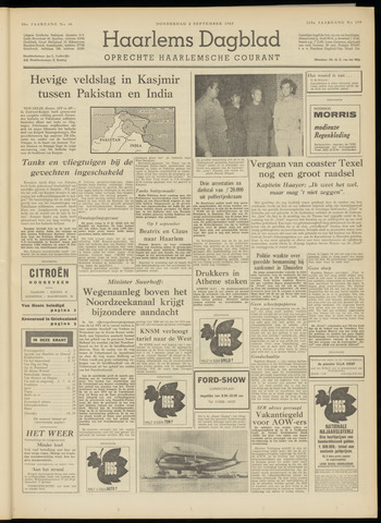Haarlem's Dagblad 1965-09-02