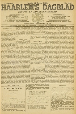 Haarlem's Dagblad 1890-01-21