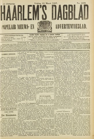 Haarlem's Dagblad 1887-03-11