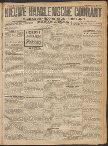 Nieuwe Haarlemsche Courant 1917-02-07