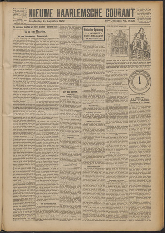 Nieuwe Haarlemsche Courant 1922-08-24
