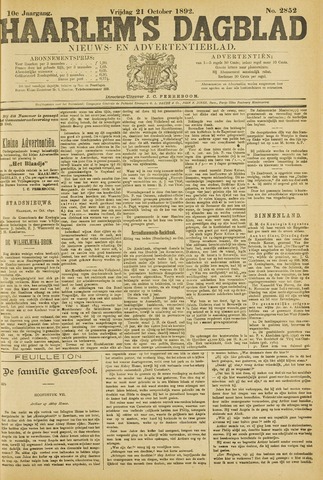 Haarlem's Dagblad 1892-10-21