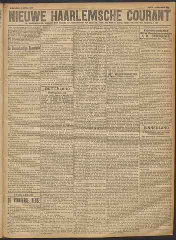 Nieuwe Haarlemsche Courant 1918-04-08