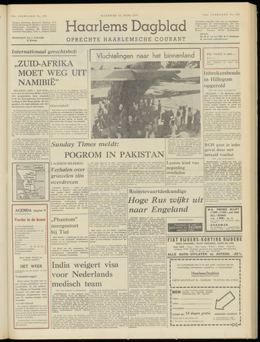 Haarlem's Dagblad 1971-06-21