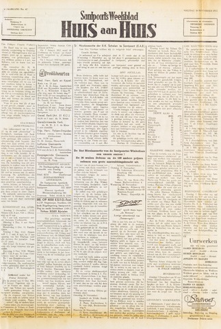 Weekblad Huis aan Huis 1951-11-30