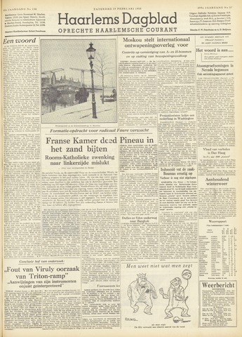 Haarlem's Dagblad 1955-02-19
