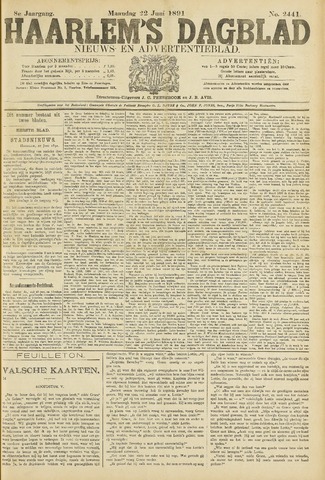 Haarlem's Dagblad 1891-06-22