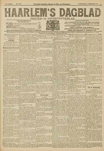 Haarlem's Dagblad 1909-02-11