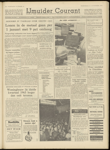 IJmuider Courant 1963-11-27