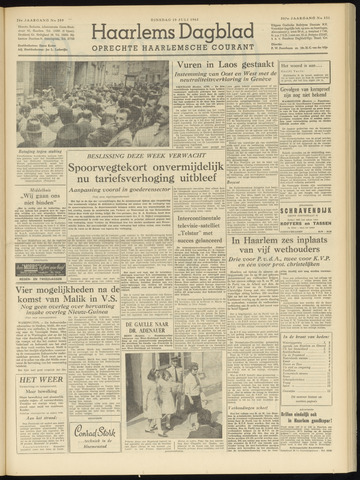 Haarlem's Dagblad 1962-07-10