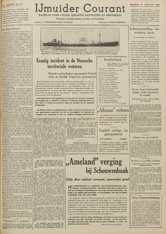 IJmuider Courant 1940-02-19