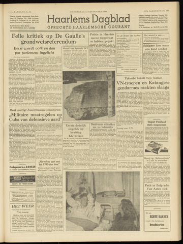 Haarlem's Dagblad 1962-09-13