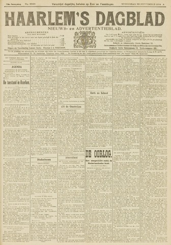 Haarlem's Dagblad 1914-09-23