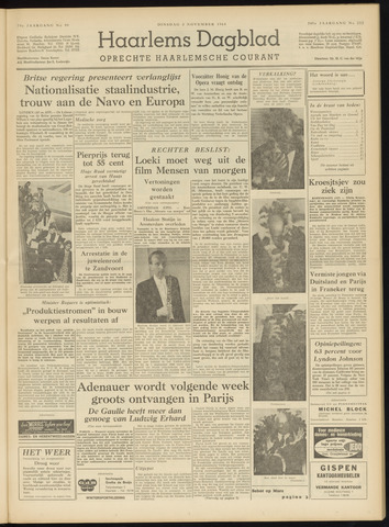 Haarlem's Dagblad 1964-11-03