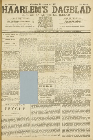 Haarlem's Dagblad 1891-08-10